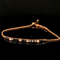 Bracciale Lelune Uomo in Oro Diamante Black LDBR1080.5